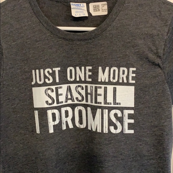 Port and Company Tops - seashell T-shirt